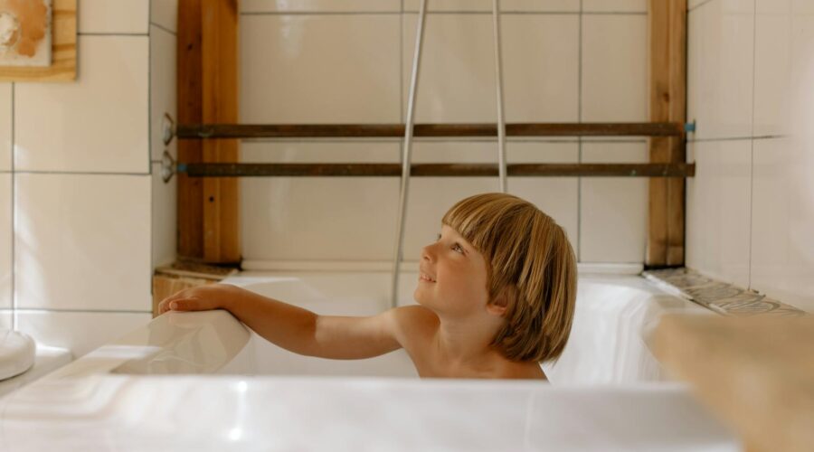 A Boy in a Bathtub